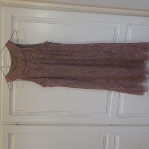 Dressbarn Shimmering Mauve Dress